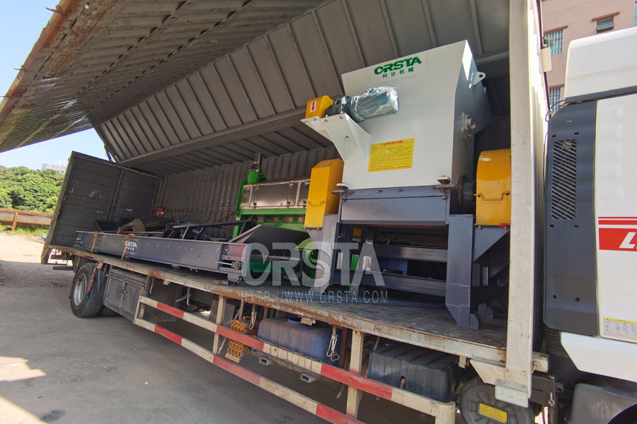 出往廣東江門HDPE透析桶破碎清洗回收生產線